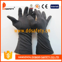 Black Cotton Glove with Long Cuff Dch248